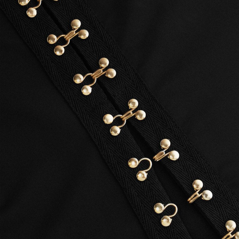 Saia midi com abertura e ganchos Le Vestiaire