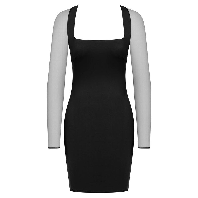 Lingerie Noturna Vestido curto decote quadrado Le Vestiaire