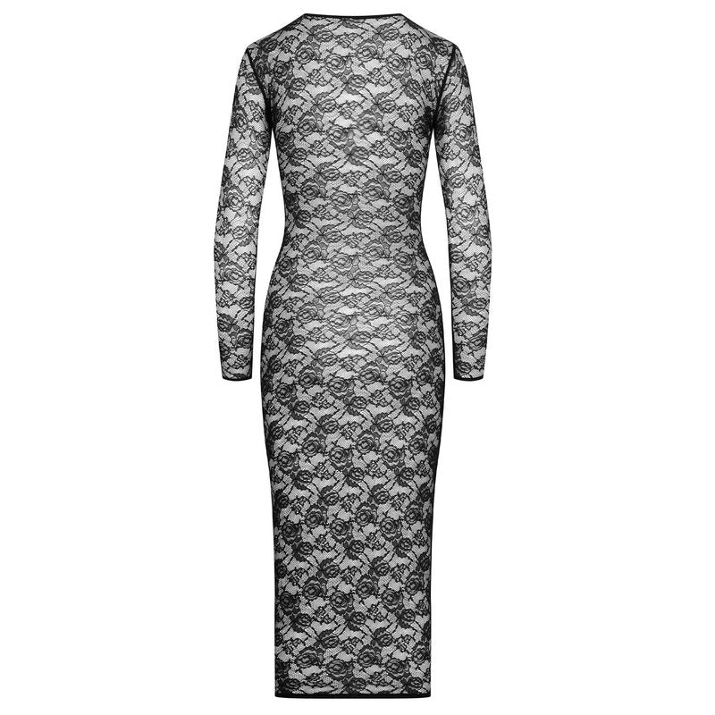 Vestido de Renda manga longa Flashback