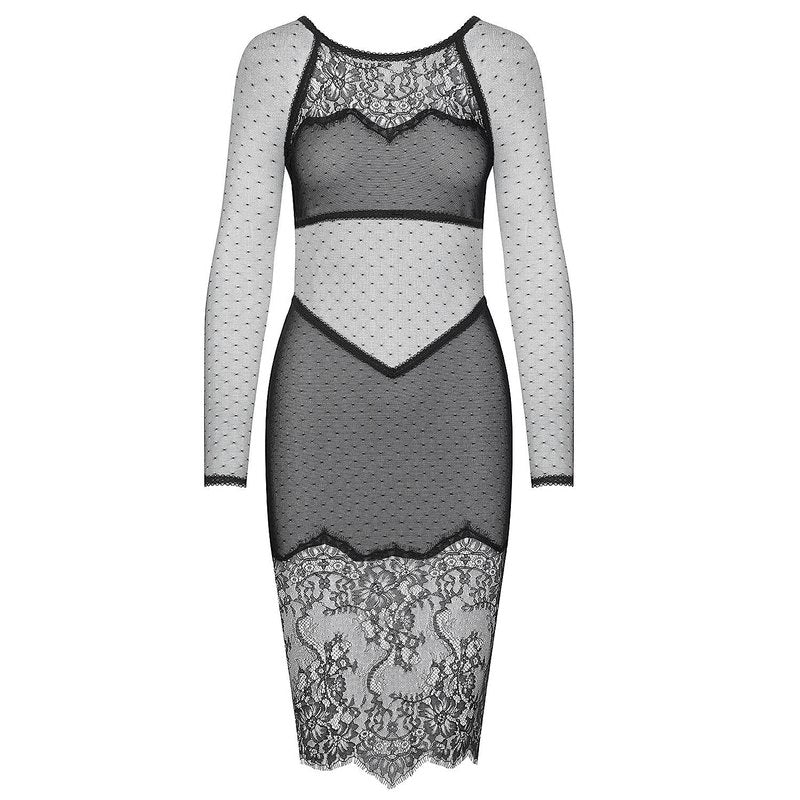Lingerie Noturna Vestido costas abertas Inspiração Divino