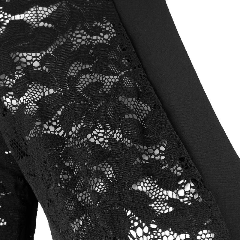 Lingerie Noturna Vestido de manga comprida Rokyia Dentelle