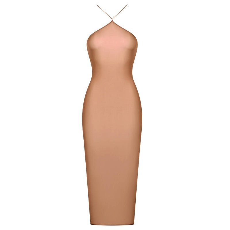 Vestido midi French Kiss Siena Claro