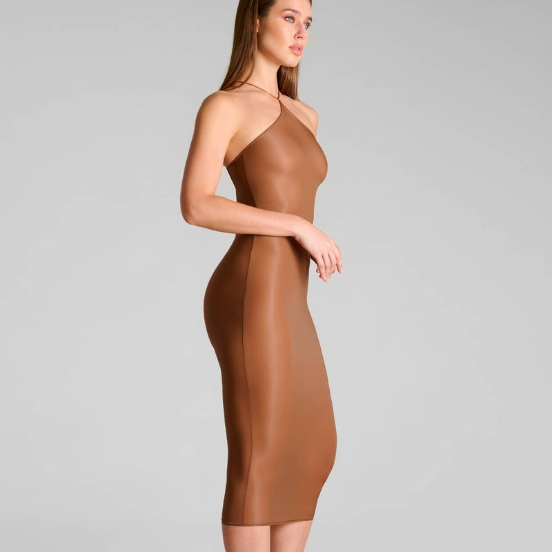Vestido midi French Kiss Siena Claro