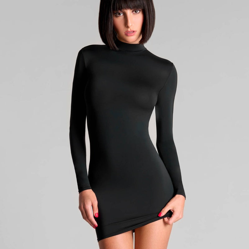Vestido curto de manga comprida Pure Tentation