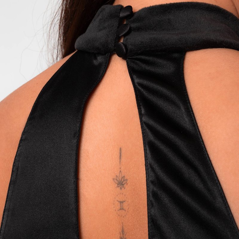 Lingerie Noturna Vestido longo de Seda Volupia