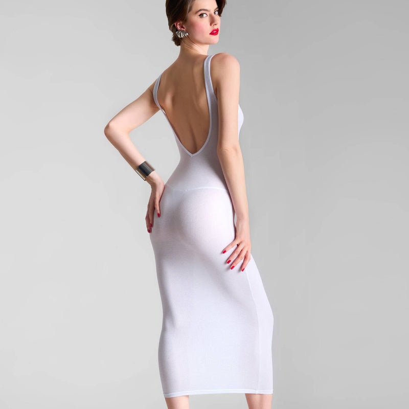 Lingerie Noturna Vestido longo com costas abertas La Femme Amazone