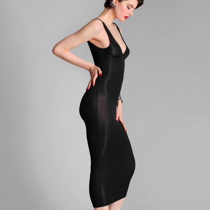 Lingerie Noturna Vestido longo com costas abertas La Femme Amazone