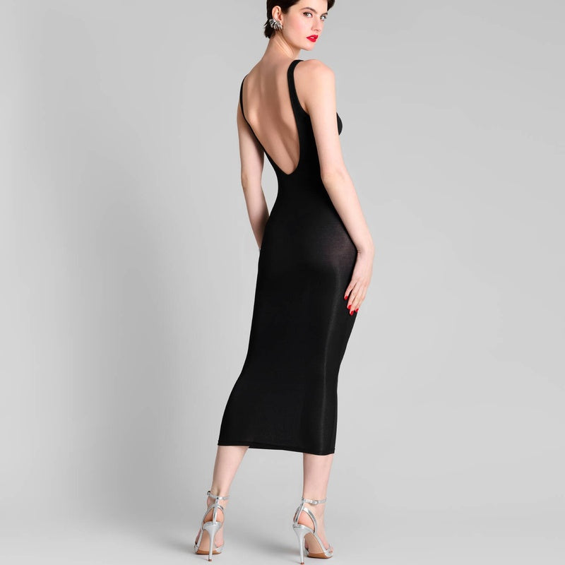 Lingerie Noturna Vestido longo com costas abertas La Femme Amazone