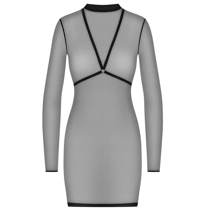 Lingerie Noturna Vestido com arnês removível Corps à Corps Noir Doré