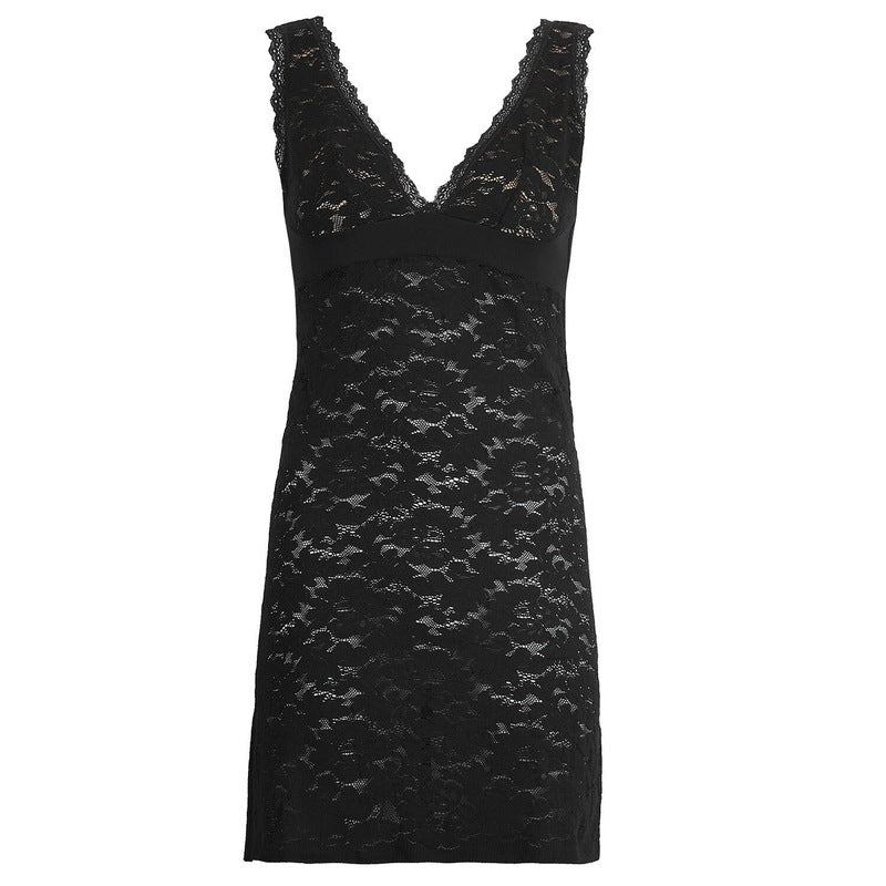 Lingerie Noturna Vestido Curto em Renda Nara Dentelle