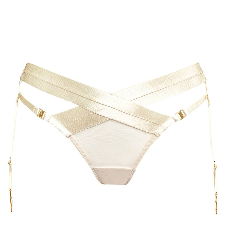 Calcinha Cinta-Liga New Signature Cream