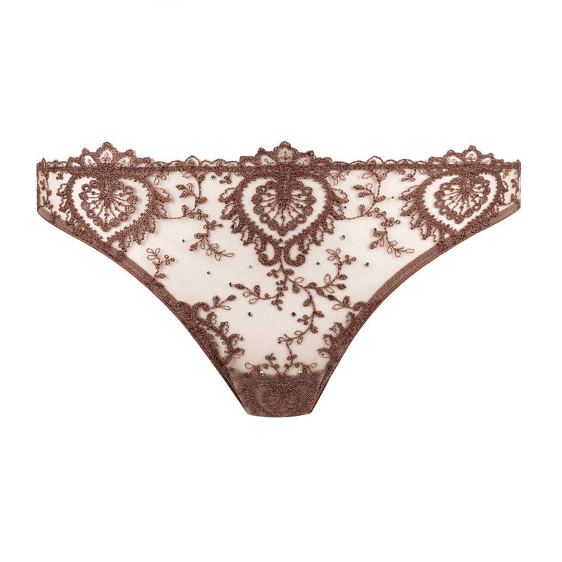 Calcinha Breve Meninas Amam Diamantes Chocolate