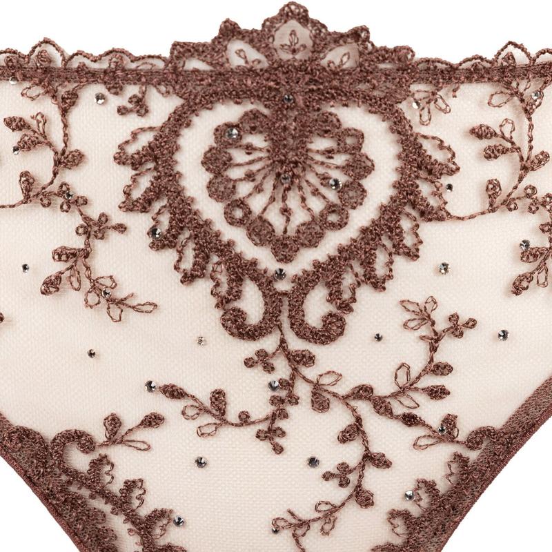 Calcinha Breve Meninas Amam Diamantes Chocolate
