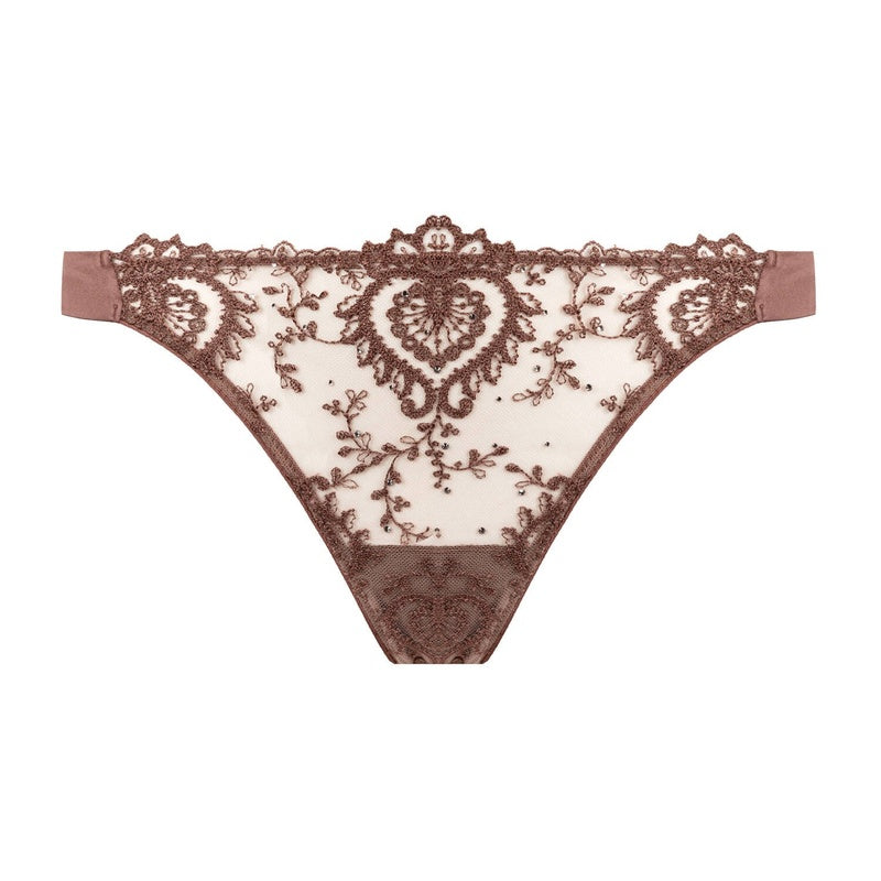 Calcinha Fio Dental Girls Love Diamonds Chocolate