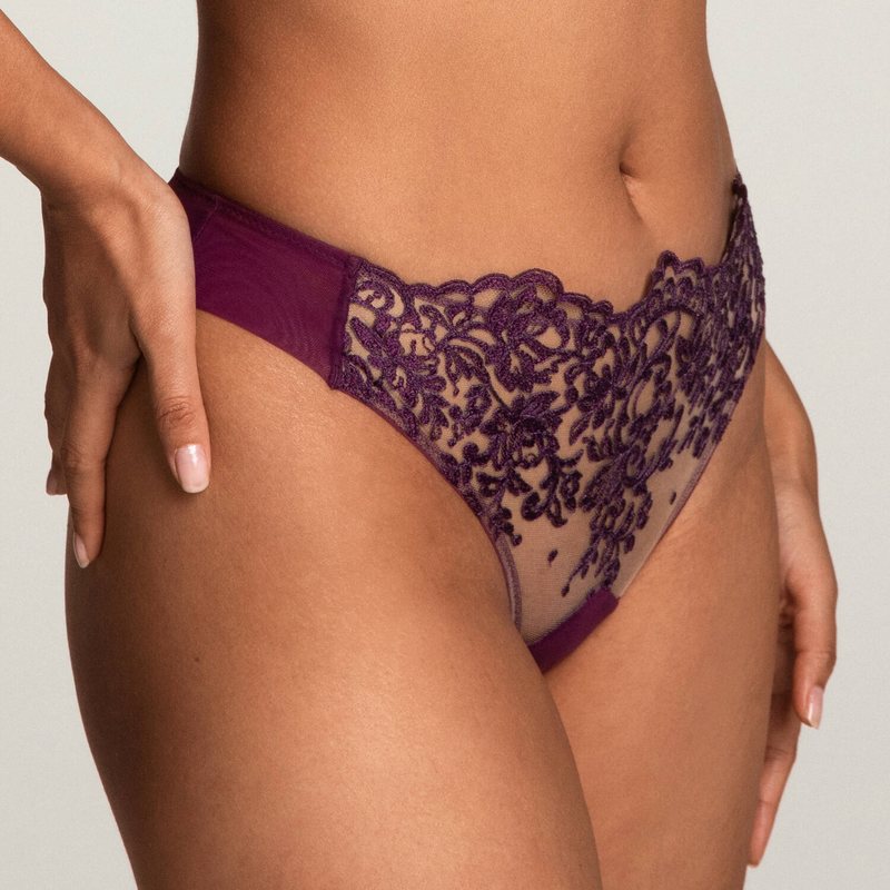 Calcinha Cueca Brasileira Royal Jewel Dark Violet