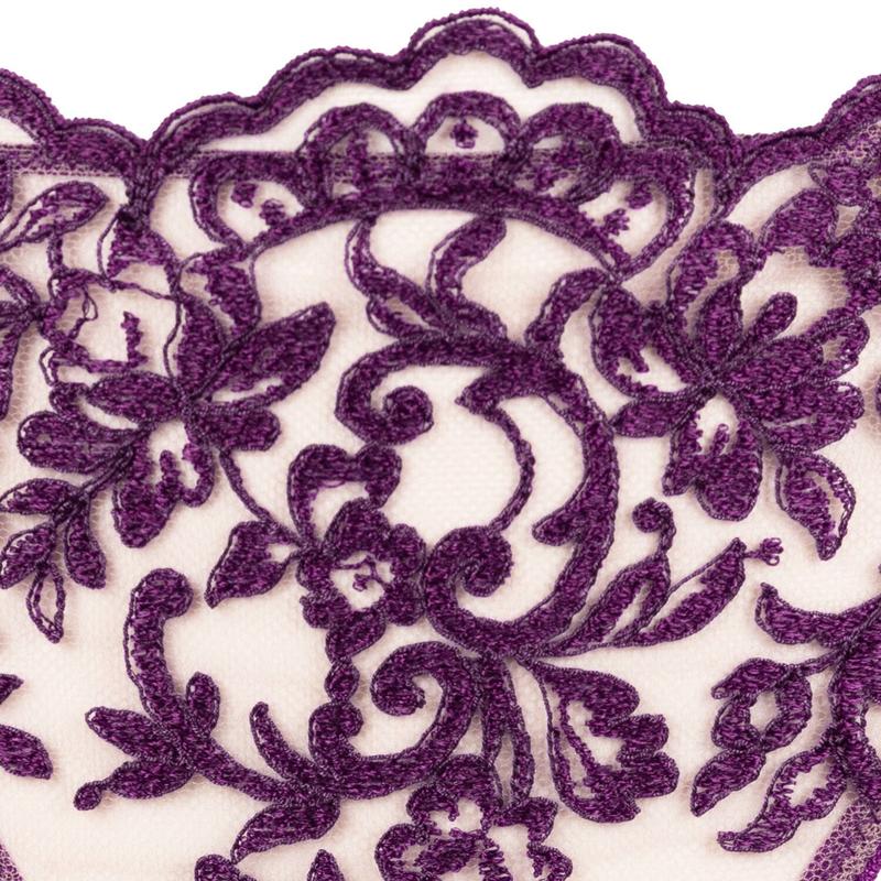 Calcinha Fio Dental Royal Jewel Violeta Escuro