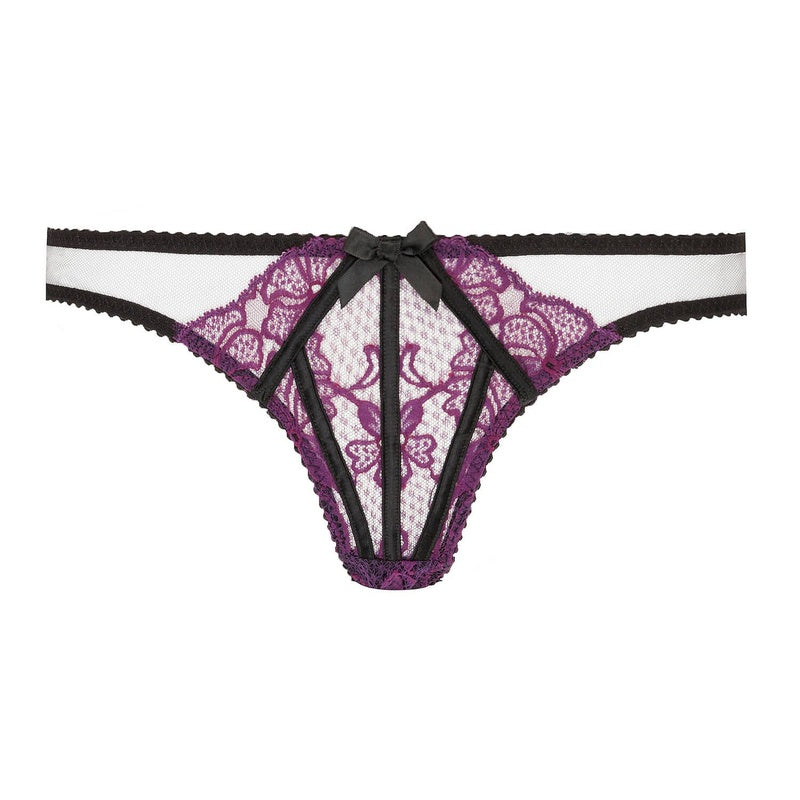 Calcinha de Renda Rozlyn Ameixa