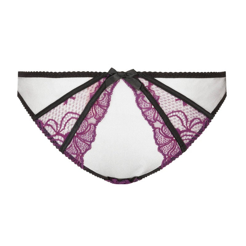 Calcinha de Renda Rozlyn Ameixa