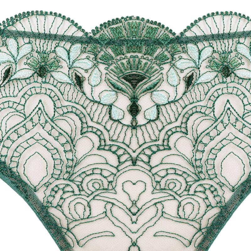 Calcinha Breve Vidro Veneziano Verde