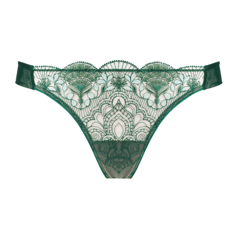 Calcinha Fio Dental de vidro veneziano verde