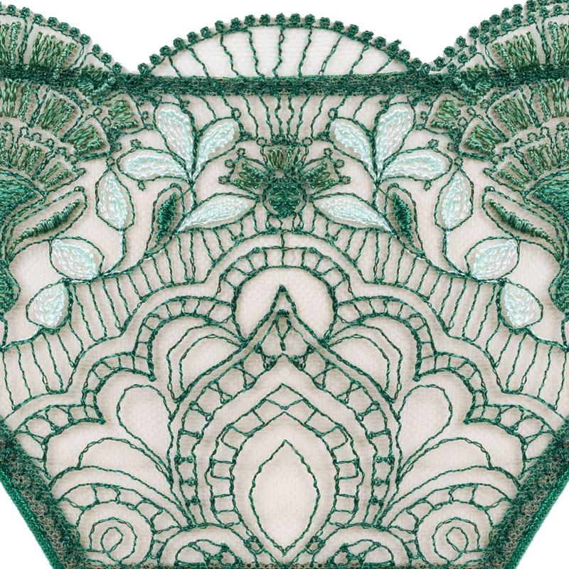 Calcinha Fio Dental de vidro veneziano verde