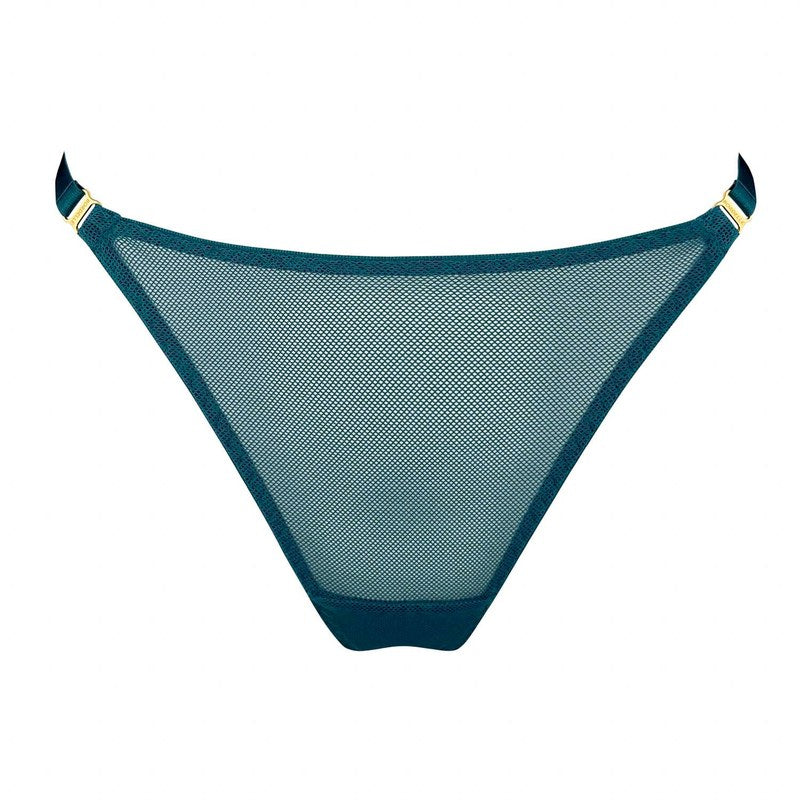 Calcinha Fio Dental aberta Nara Teal