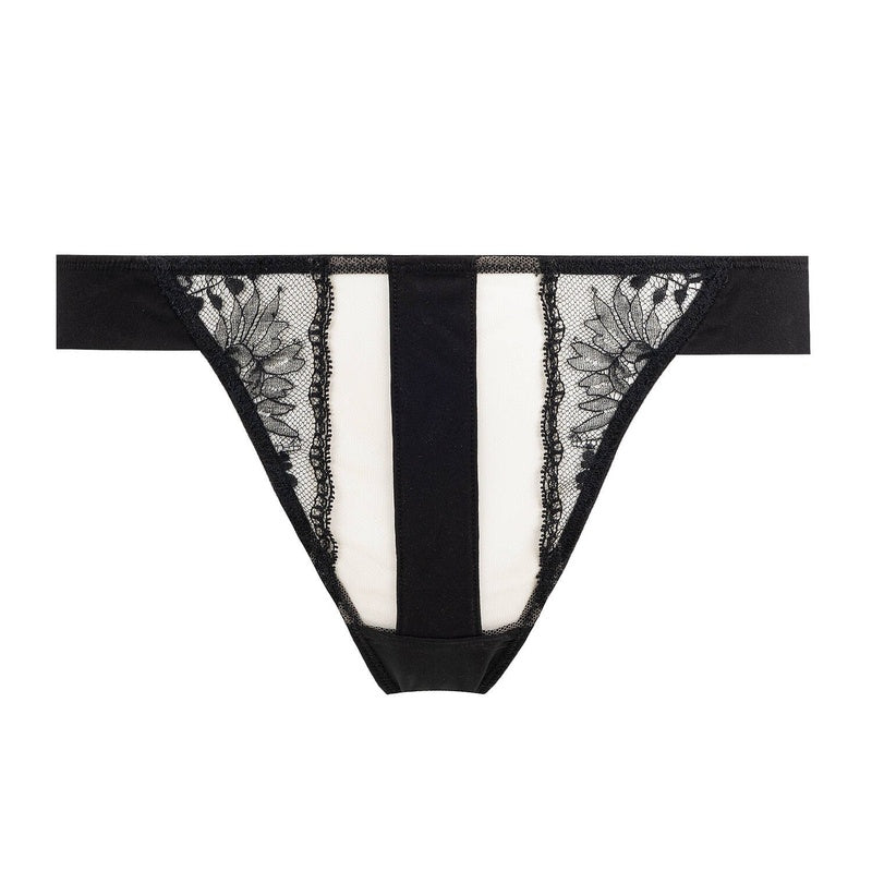 Calcinha Fio Dental de Renda Midnight Kiss