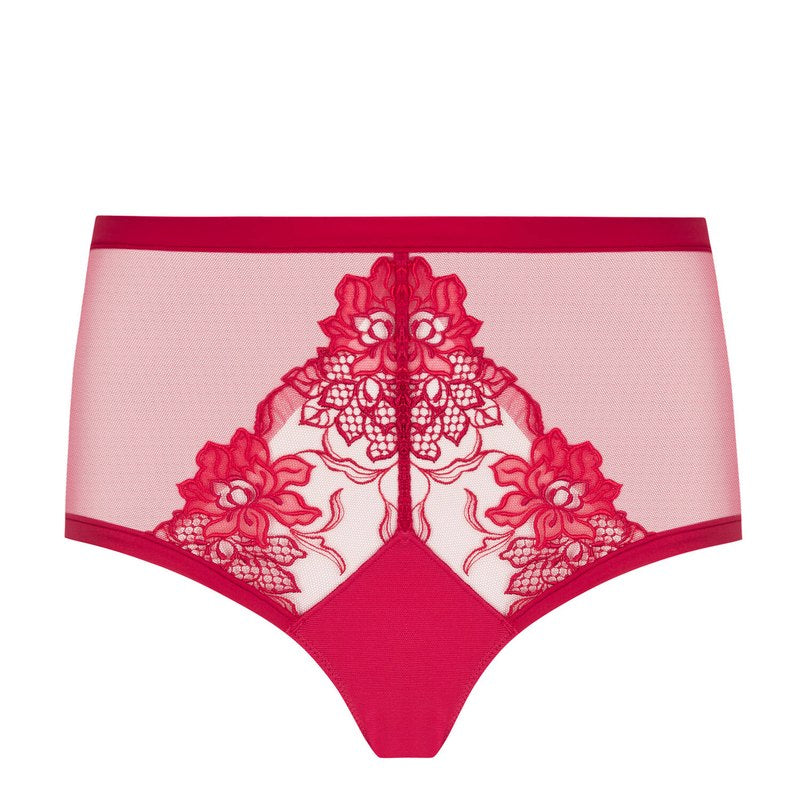 Calcinha Hipster de cintura alta Adorável en Sexy Rouge Effusion