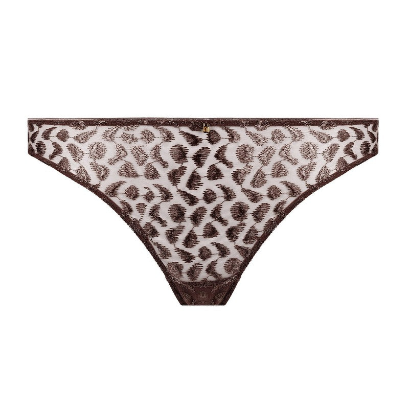 Calcinha italiana Crazy in Love Satin Brown