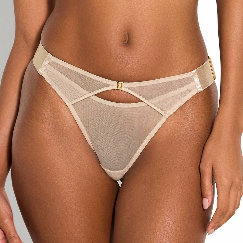 Calcinha Fio Dental New Signature Caramelo