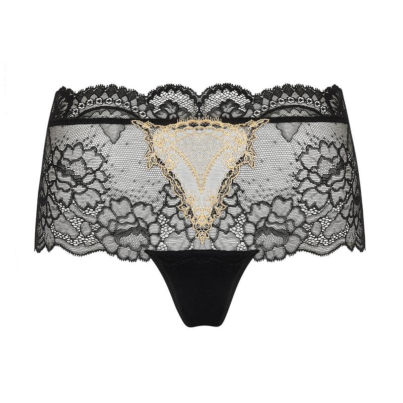 Calcinha Renda Hipster Sublime En Or Noir Éclat