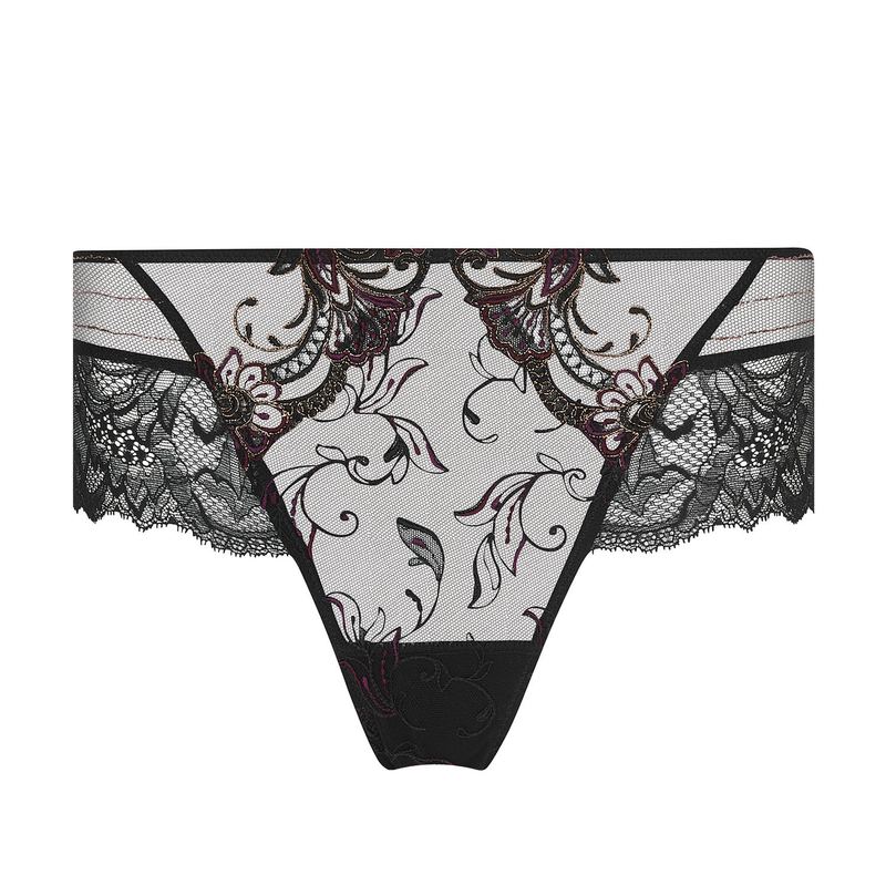 Calcinha Renda Hipster Charme Secret Charme Noir