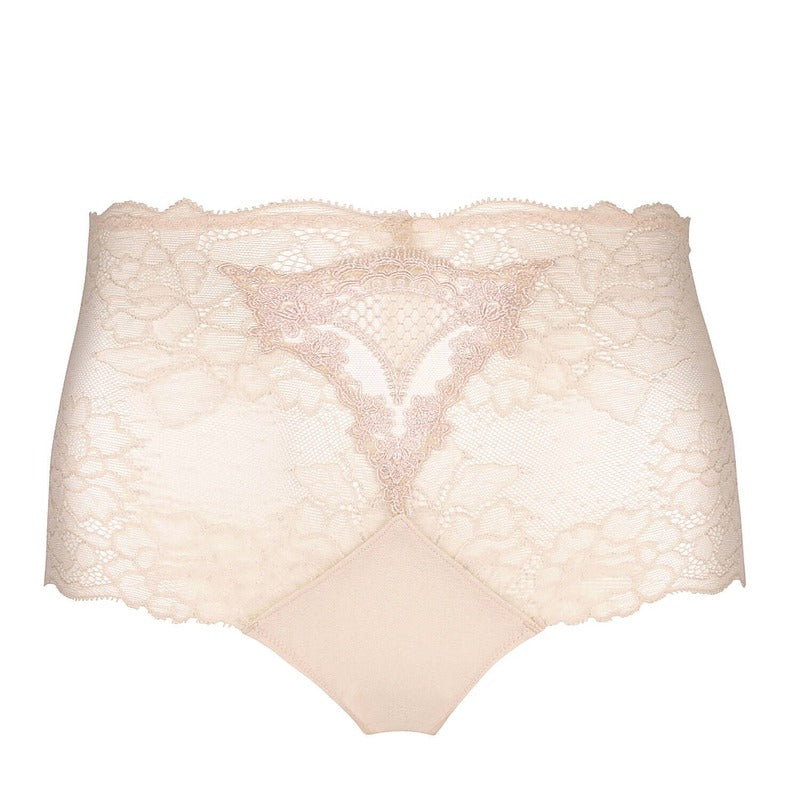 Calcinha de Renda cintura alta Sublime en Dentelle Nude Sublime