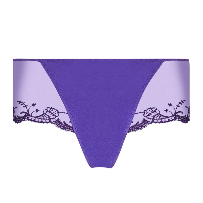 Calcinha Seda Hipster Splendor Soie Océan Bleu