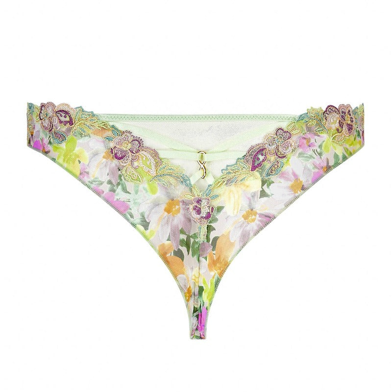 Calcinha Fio Dental LAmour Au Soleil Soleil En Fleurs