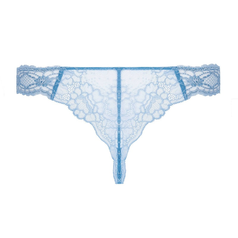 Calcinha Renda Fio Dental Sublime em Dentelle Azur Sublime