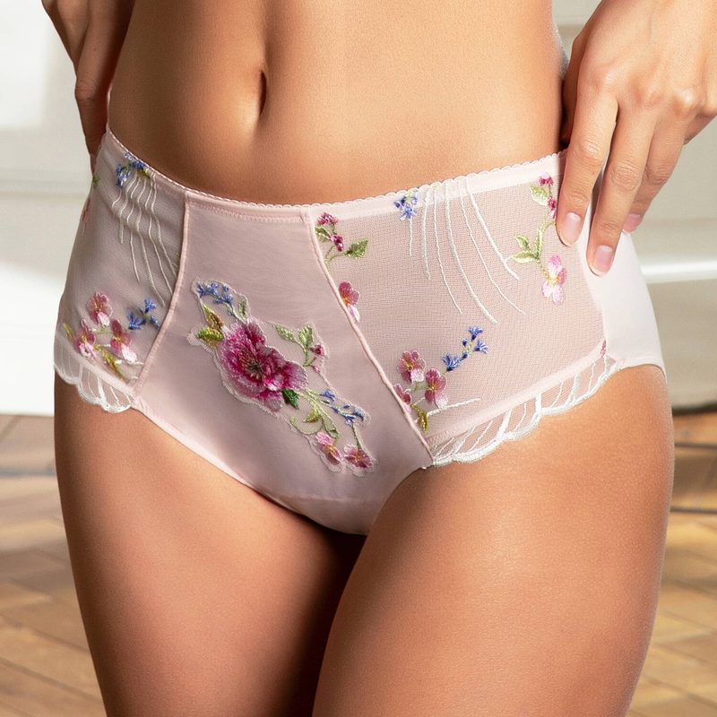 Calcinha cintura alta Liberté En Fleurs Libre Eclosion