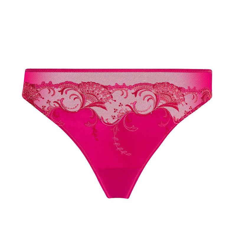 Calcinha Seda Fio Dental Splendour Soie Splendour Carmin
