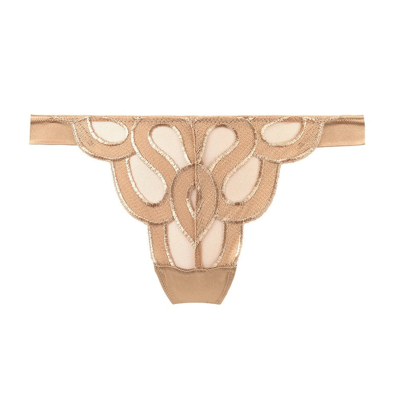 Calcinha Fio Dental Alcazar Bronze