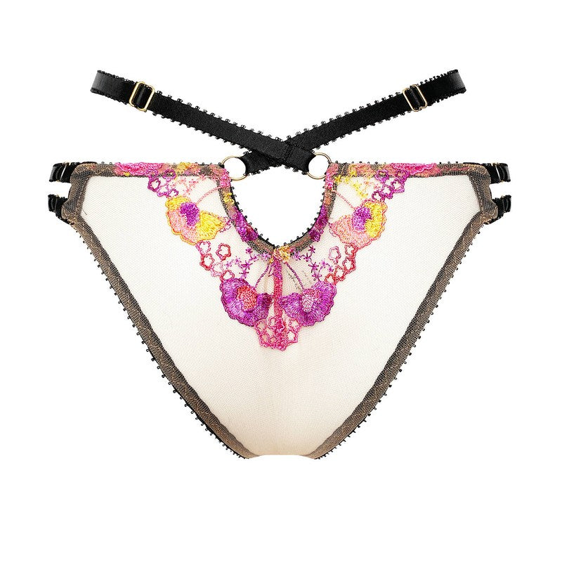 Calcinha Breve Josephine Flores tropicais