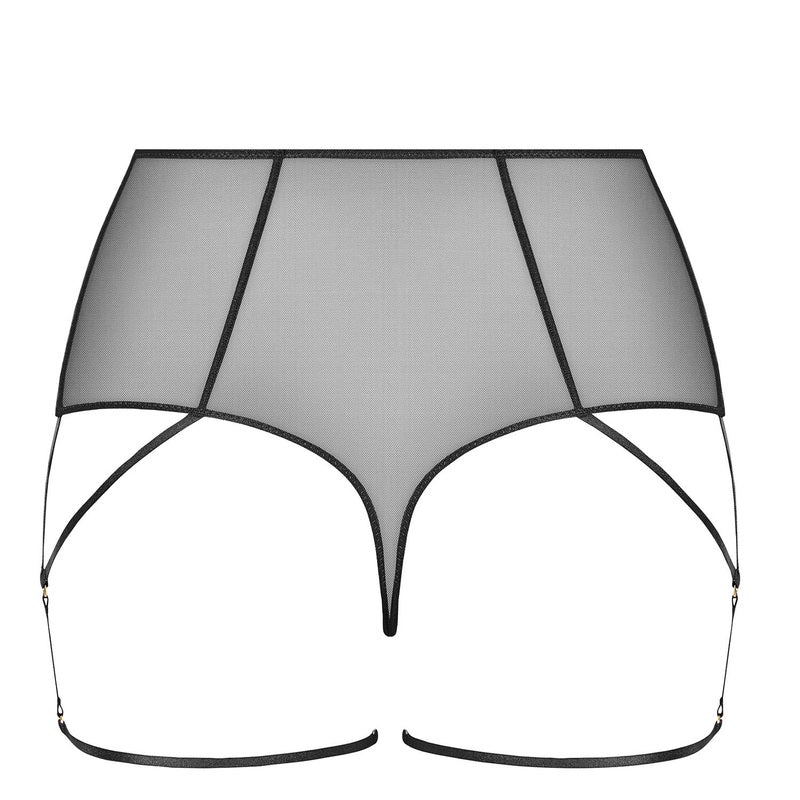 Calcinha Fio Dental de cintura alta LAmoureuse Dahlia Noir