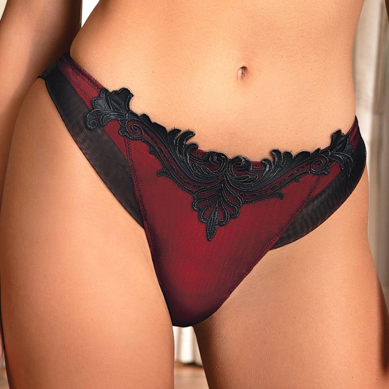 Calcinha Fio Dental Bellissime Inconnue Ombre Rouge