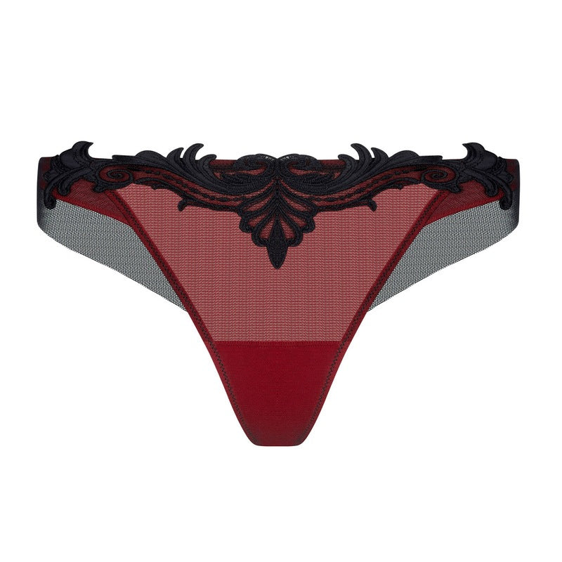 Calcinha Fio Dental Bellissime Inconnue Ombre Rouge