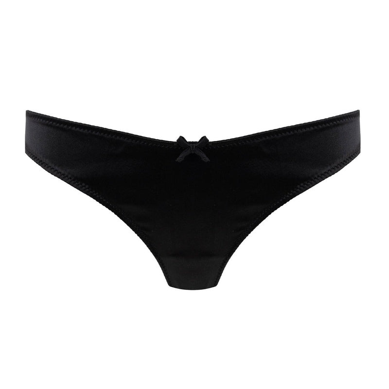 Calcinha Cueca aberta de Seda Cage Luxe