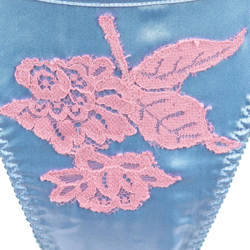 Calcinha Brief de Seda e Renda Aube Céleste Becky CielRose