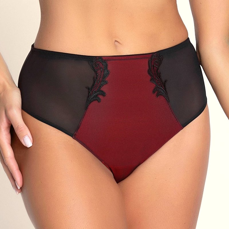 Calcinha cintura alta Bellissime Inconnue Ombre Rouge