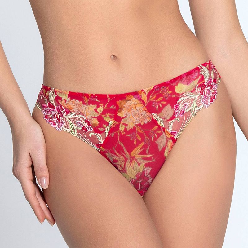 Calcinha Breve sedução Forêt Rubis Santal Rouge