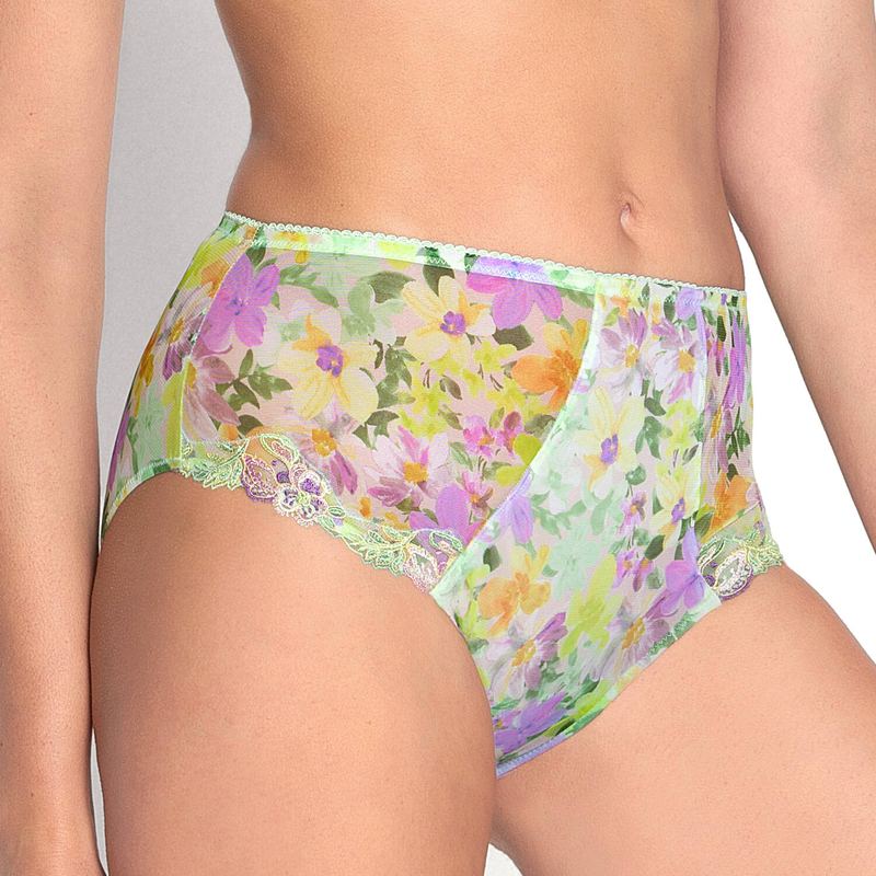 Calcinha cintura alta LAmour Au Soleil Soleil En Fleurs