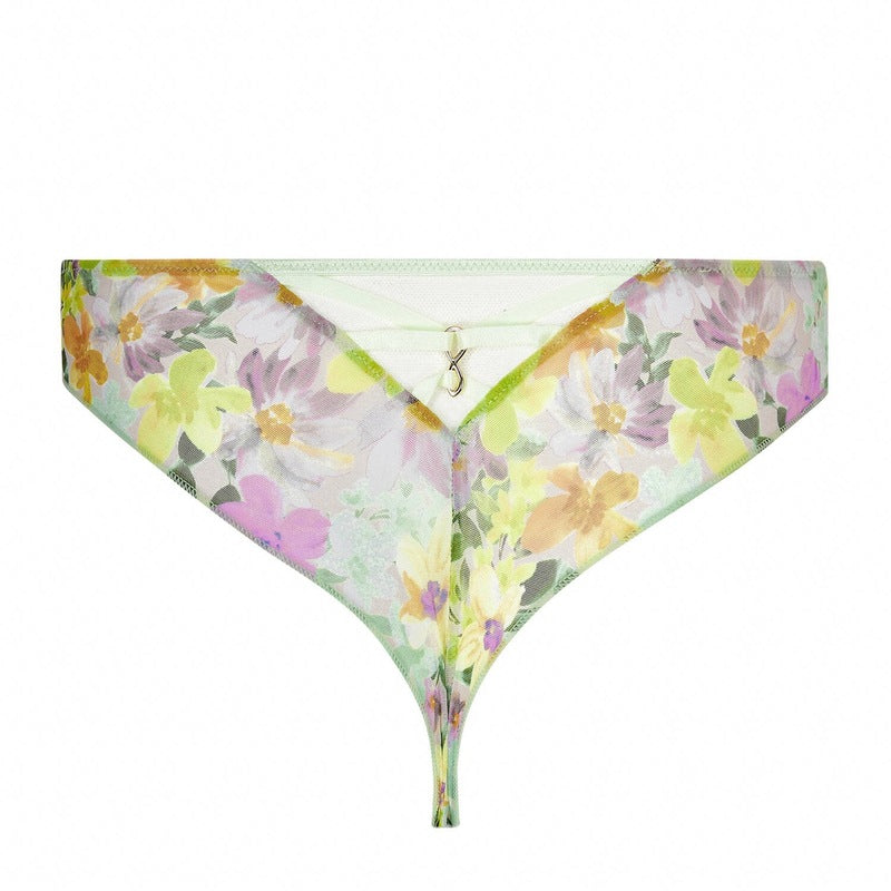 Calcinha Fio Dental LAmour Au Soleil Soleil En Fleurs