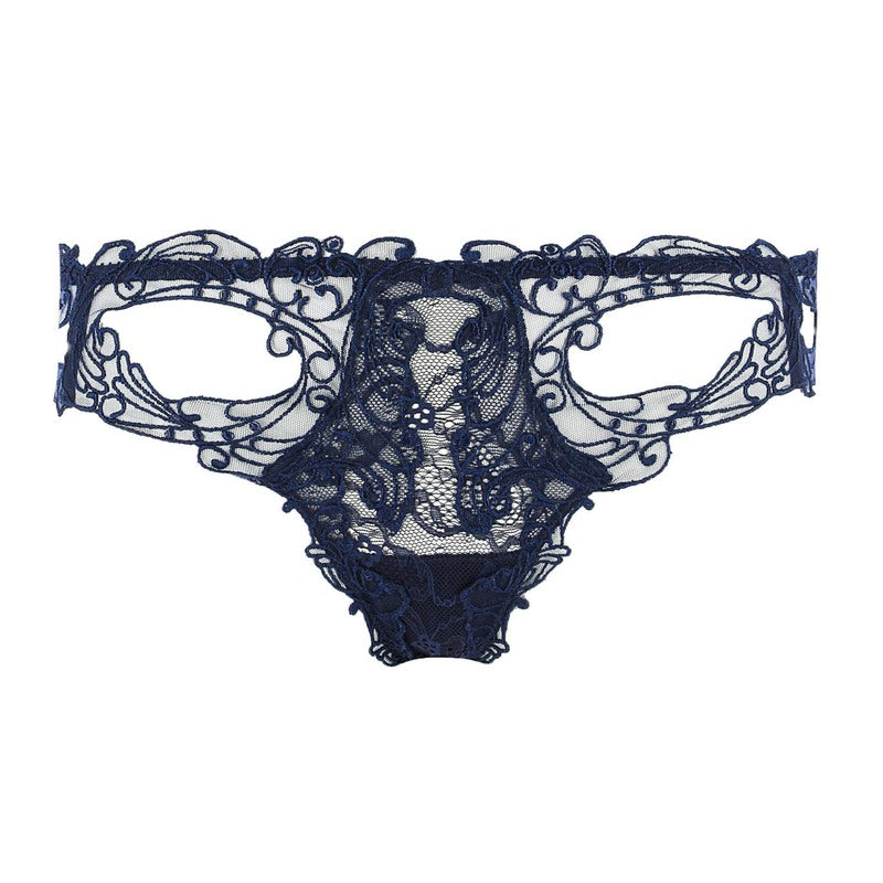 Calcinha Fio Dental Sexy Soir de Venise Bleu Venise